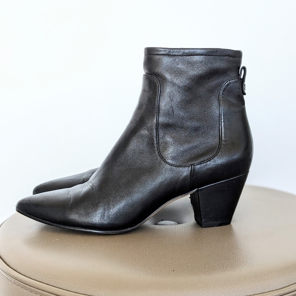 Sam Edelman Lambskin Ankle Boots - Picture 2 of 4